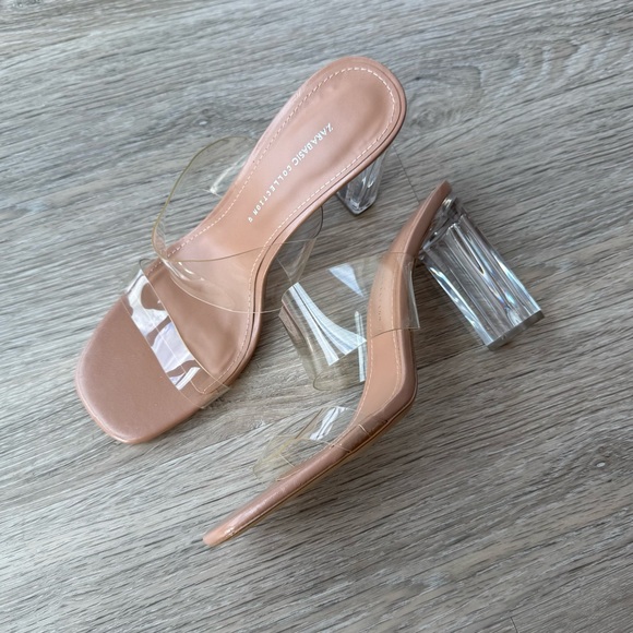 Zara Shoes - Zara clear heels